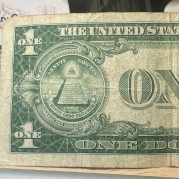 1935-F One Dollar Bank Note Pt Blue Seal Certificate Us Federal $1. Vintage - Picture 6 of 8